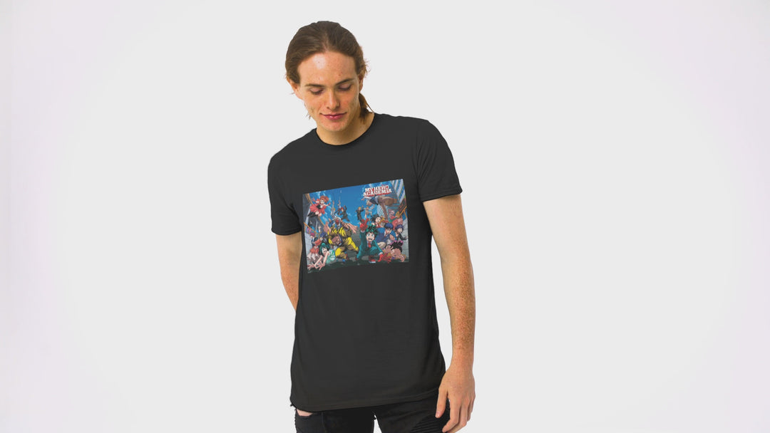 Playera Anime Hombre Algodon My Hero Academia Heroes Beloma