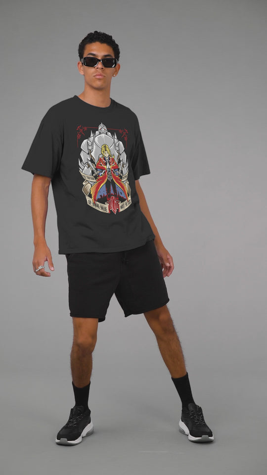 Playera Anime Hombre Algodon Full Metal Alchemist Edward Beloma
