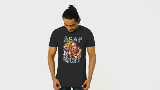 Playera Hombre Algodón ASAP Rocky Rapero Música Beloma