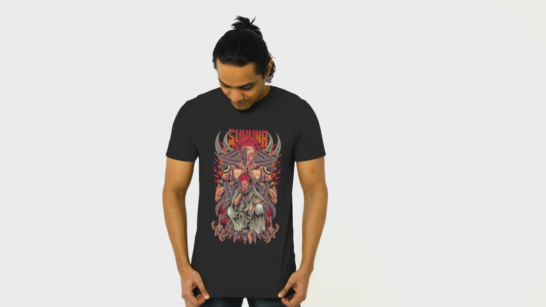 Playera Anime Hombre Algodon Jujutsu Kaisen Ryomen Sakuna Beloma