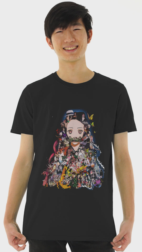 Playera Anime Hombre Algodon Demon Slayer Nezuko Kamado Beloma