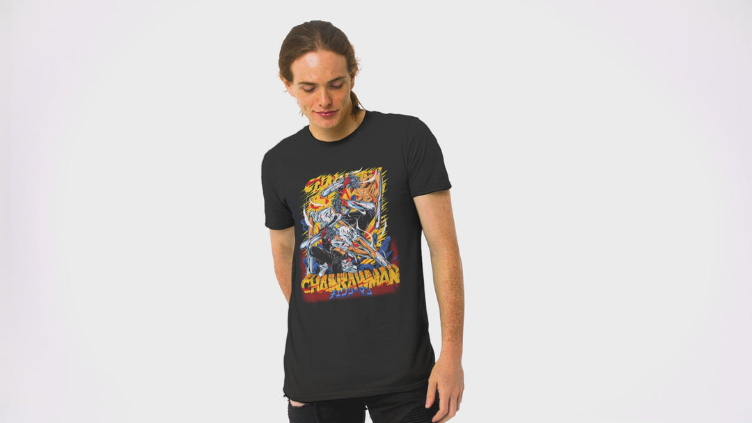 Playera Anime Hombre Algodon Chainsaw Man Beloma