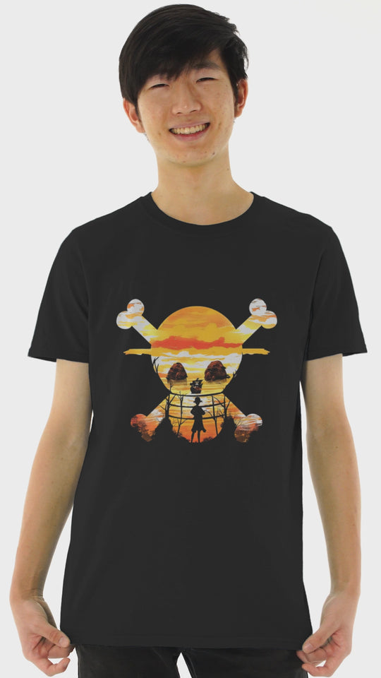 Playera Anime Hombre Algodon One Piece Luffy Beloma