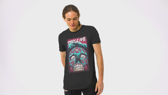 Playera Hombre Algodón They Live Películas Terror Beloma