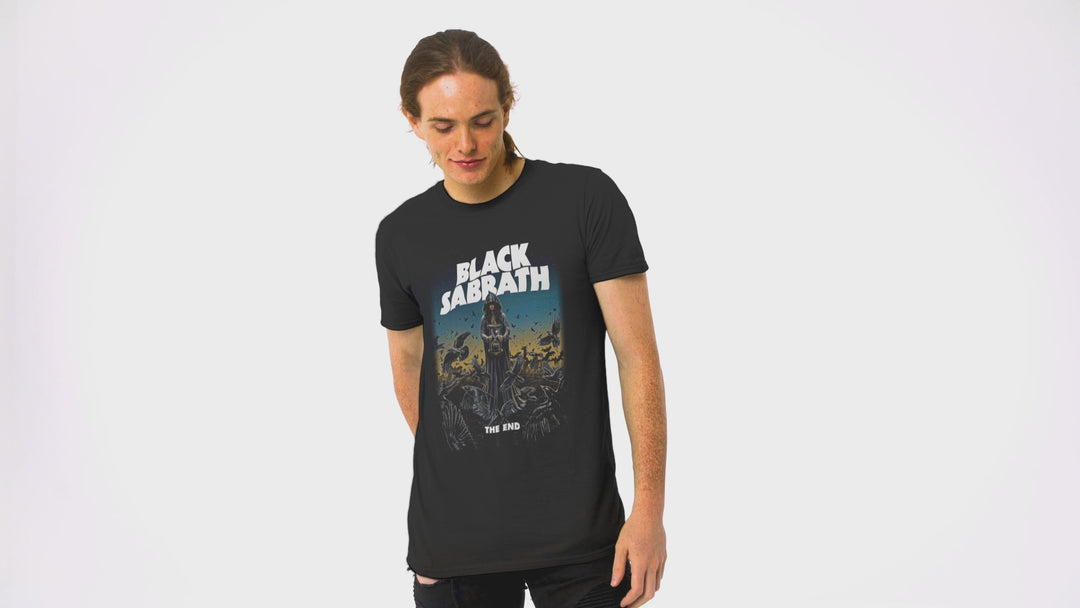 Playera Hombre Algodón Black Sabbath "The End" Música Beloma