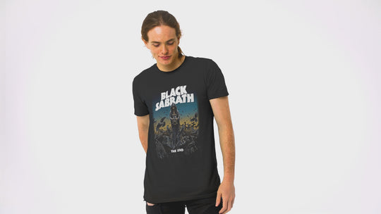 Playera Hombre Algodón Black Sabbath "The End" Música Beloma