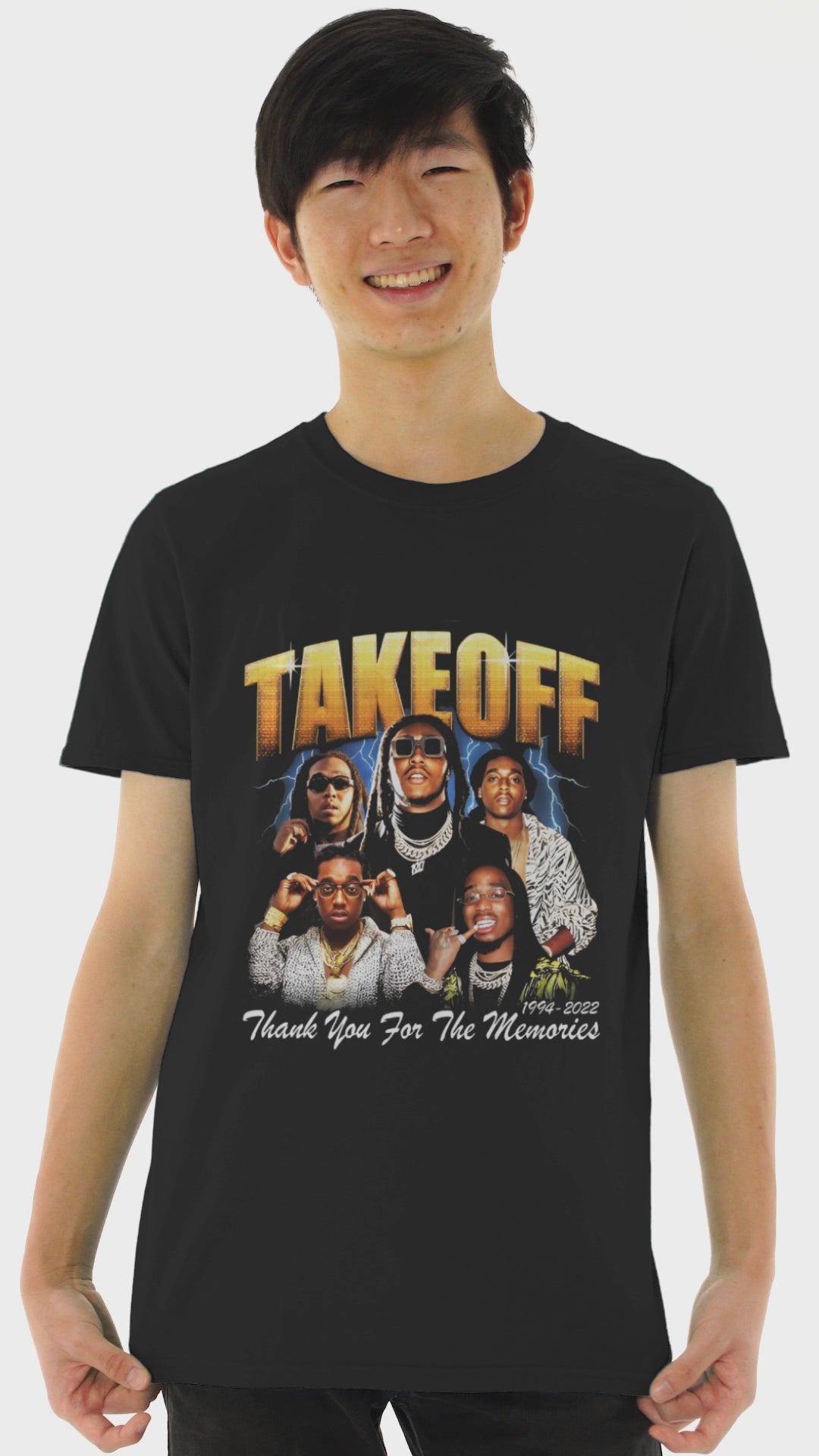 Playera Hombre Algodón Take Off Rapero Música Beloma