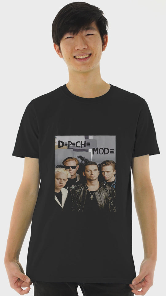 Playera Hombre Algodón Depeche Mode Música Beloma