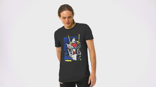 Playera Anime Hombre Algodon Serie Gundam Robot Mecha Beloma
