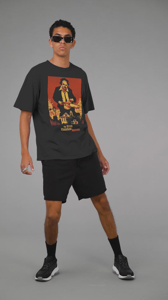 Playera Hombre Algodón Masacre de Texas Chainsaw Peliculas Terror Beloma