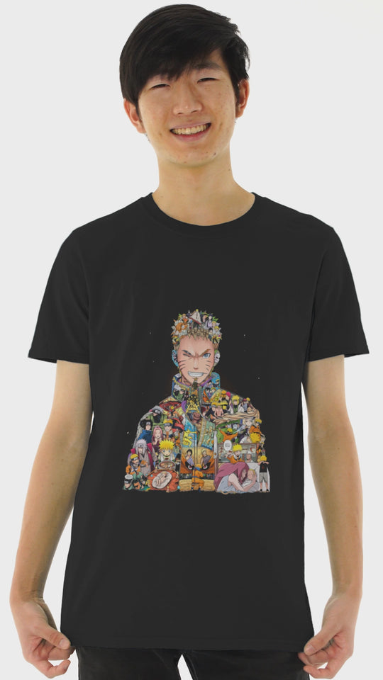 Playera Anime Hombre Algodon Naruto Uzumaki Beloma