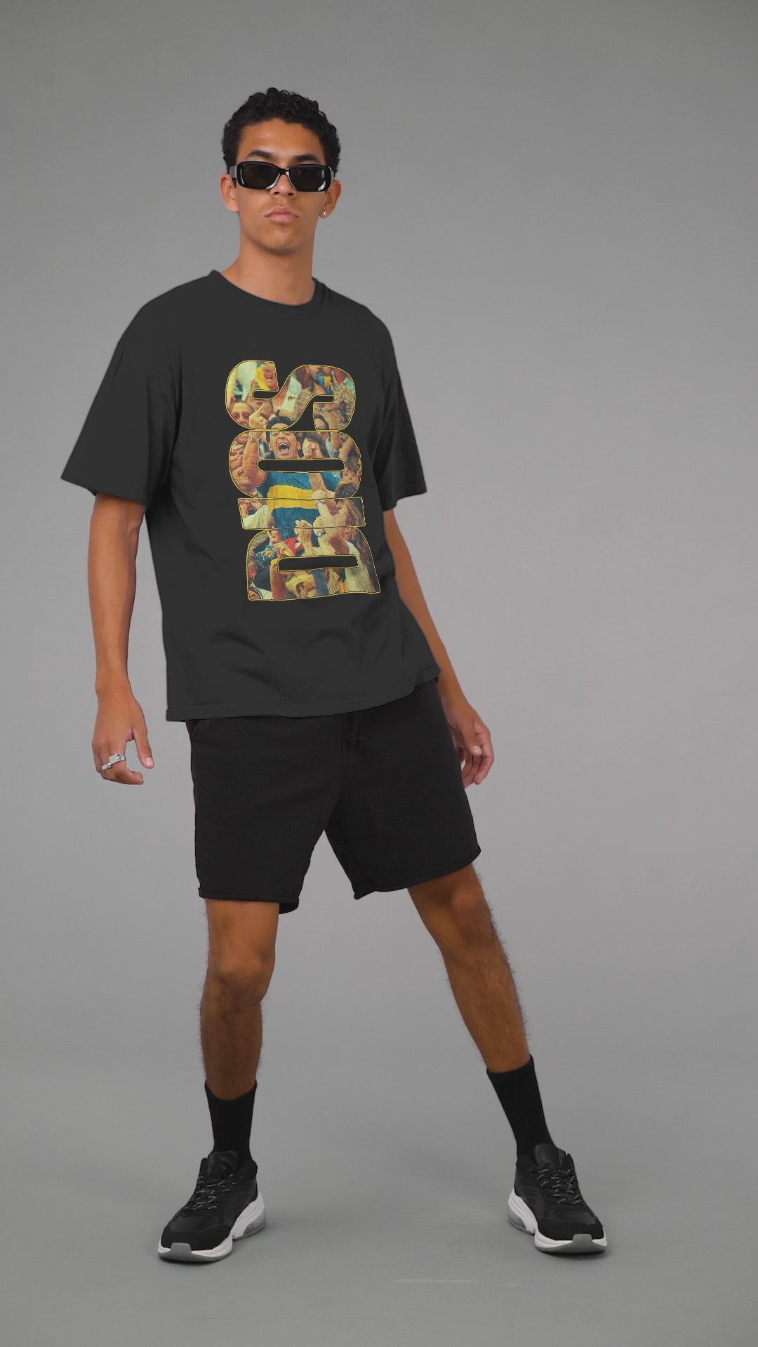 Playera Fútbol Hombre Algodón Maradona - DIOS Argentina Beloma