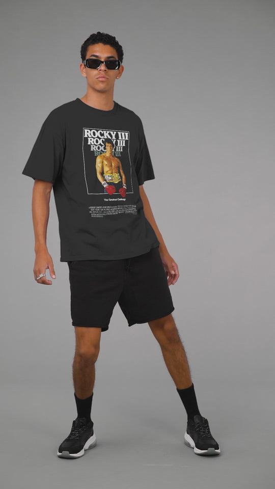 Playera Hombre Algodón Rocky III Películas Beloma