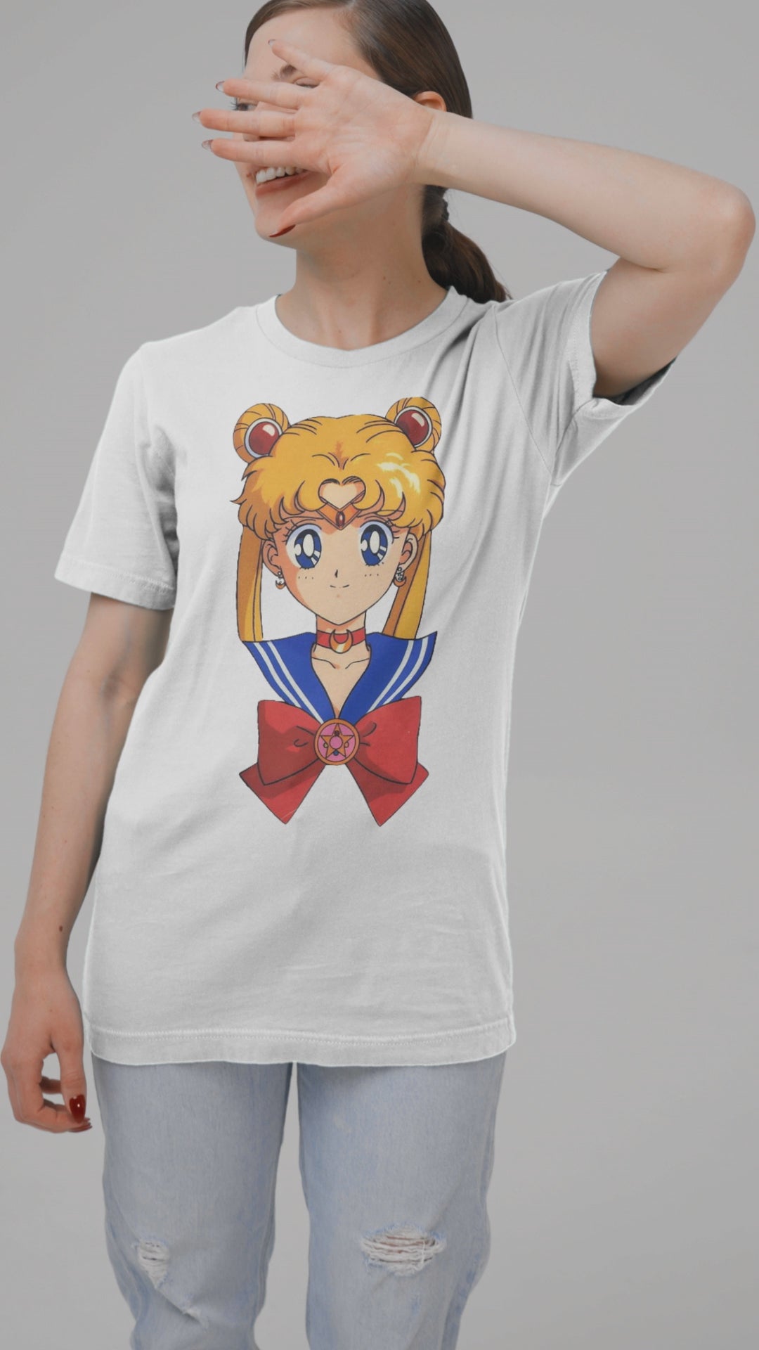 Playera Anime Mujer Sailor Moon Magia Poder Lunar Beloma