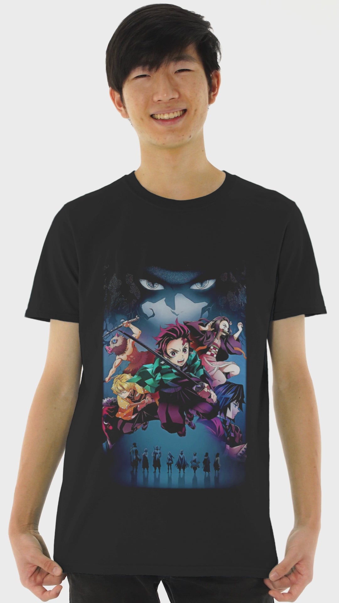 Playera Anime Hombre Algodon Demon Slayer Tanjiro Kamado Beloma