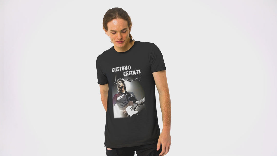 Playera Hombre Algodón Gustavo Cerati Música Beloma