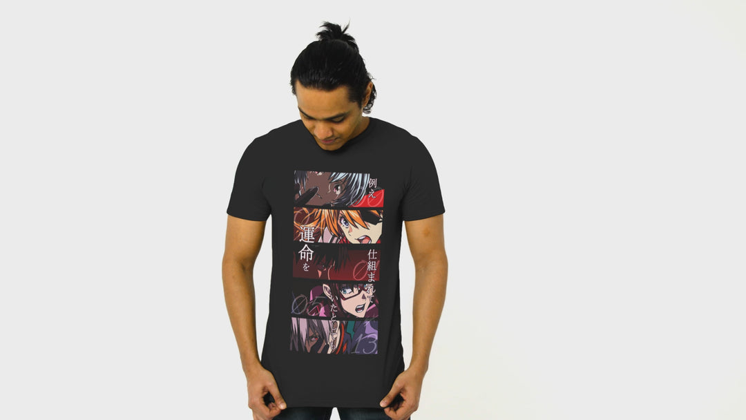 Playera Anime Hombre Algodon Evangelion Mecha Shinji Beloma