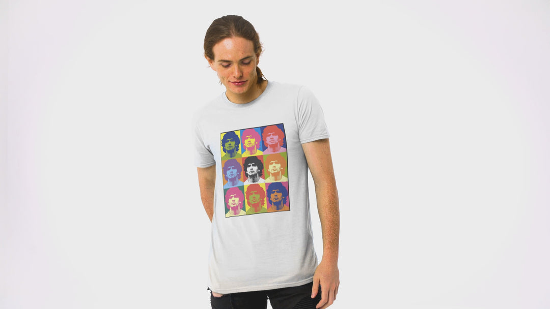 Playera Fútbol Hombre Algodón Maradona Argentina Beloma