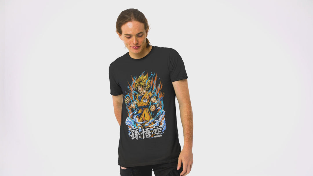 Playera Anime Hombre Dragon Ball Goku SSJ Beloma
