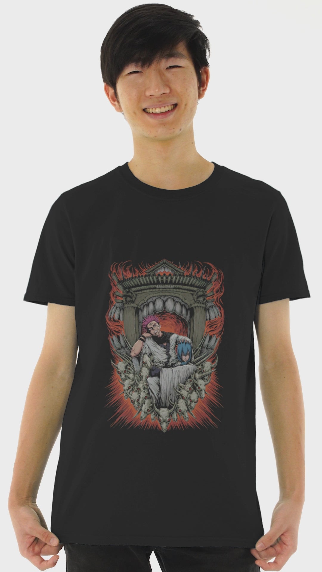 Playera Anime Hombre Algodon Jujutsu Kaisen Ryomen Sakuna Beloma