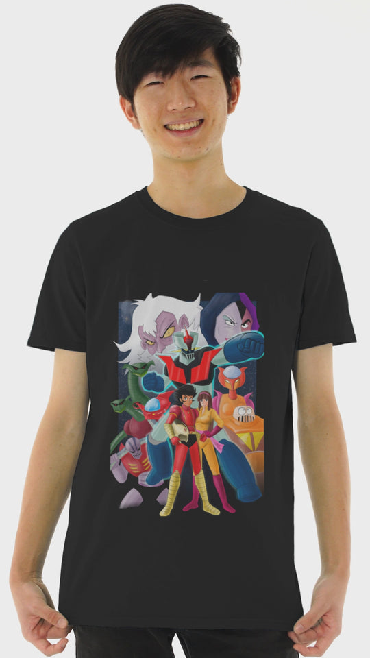 Playera Anime Hombre Algodon Mazinger Z Mecha Robots Beloma