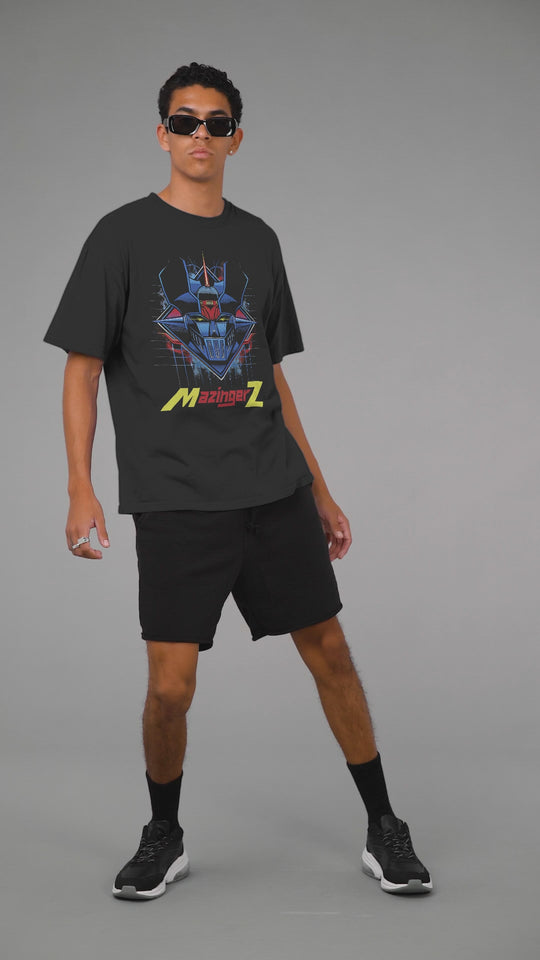 Playera Anime Hombre Algodon Mazinger Z Mecha Robots Beloma