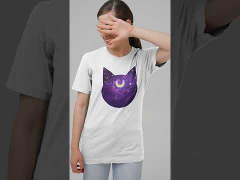 Playera Anime Mujer Sailor Moon Magia Poder Lunar Silueta Cara Gato Beloma