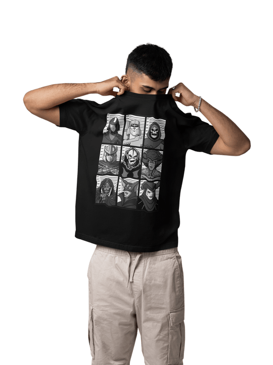 Playera Hombre Algodón Villanos Retro Caricaturas Beloma