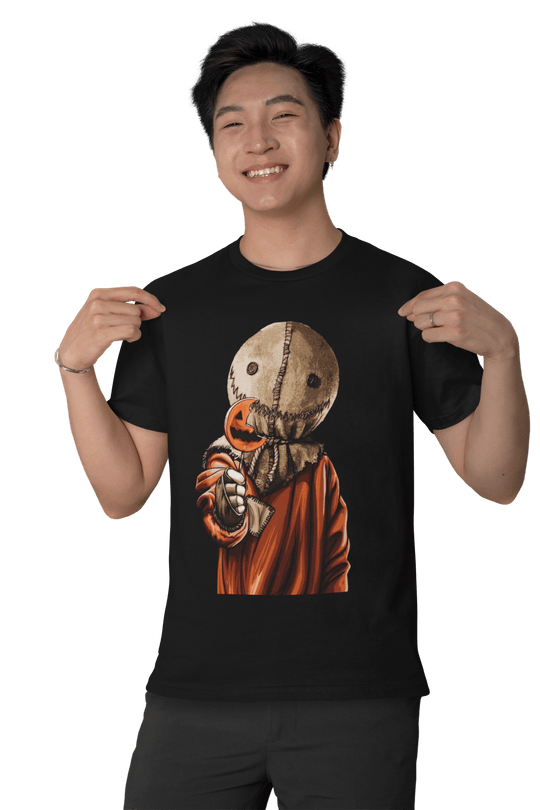 Playera Hombre Algodón Trick or Treat Películas Terror Beloma