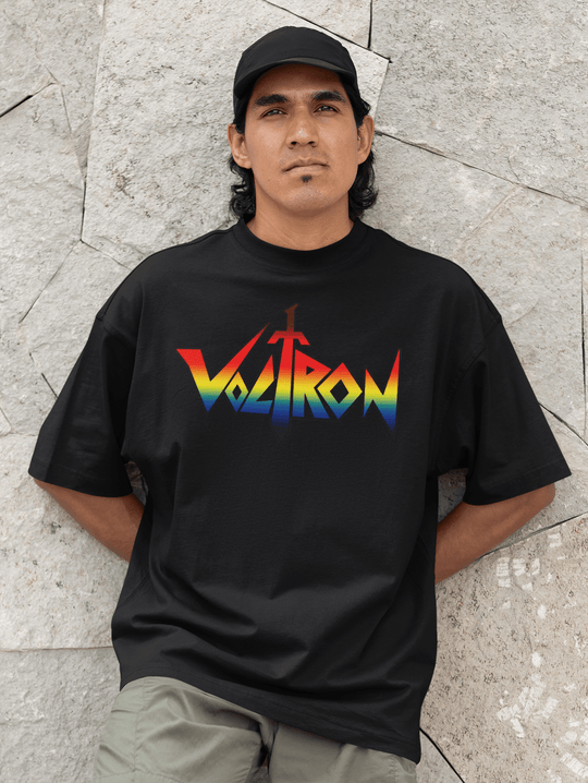 Playera Anime Hombre Algodon Voltron Retro Robot Mecha Beloma